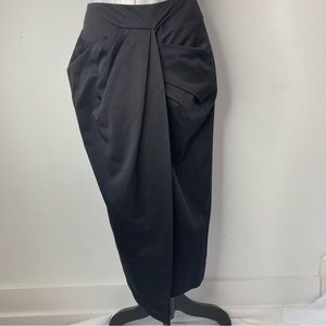 LORD & TAYLOR 424 FIFTH Tulip Black Skirt NWT